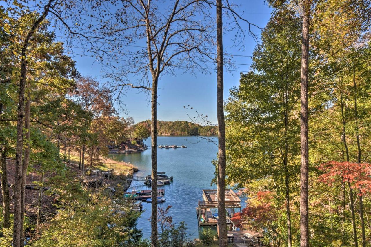 Lake Keowee Escape With Dock, Deck And Lake Access! Six Mile Zewnętrze zdjęcie